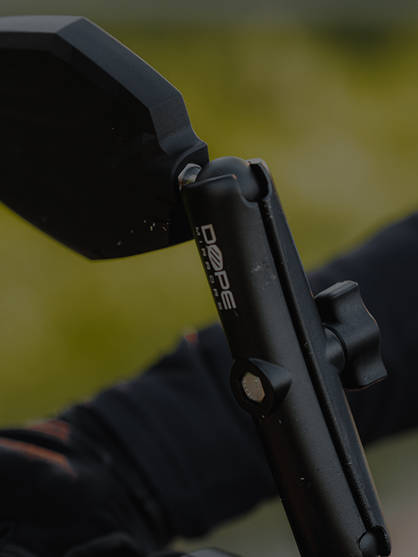 Is it possible to ride a motorcycle without mirrors?